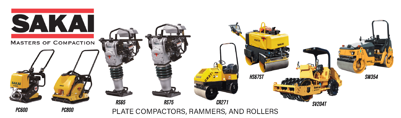 NACH Marketing - Sakai Compaction - Plate Compactors, Rammers, and Rollers