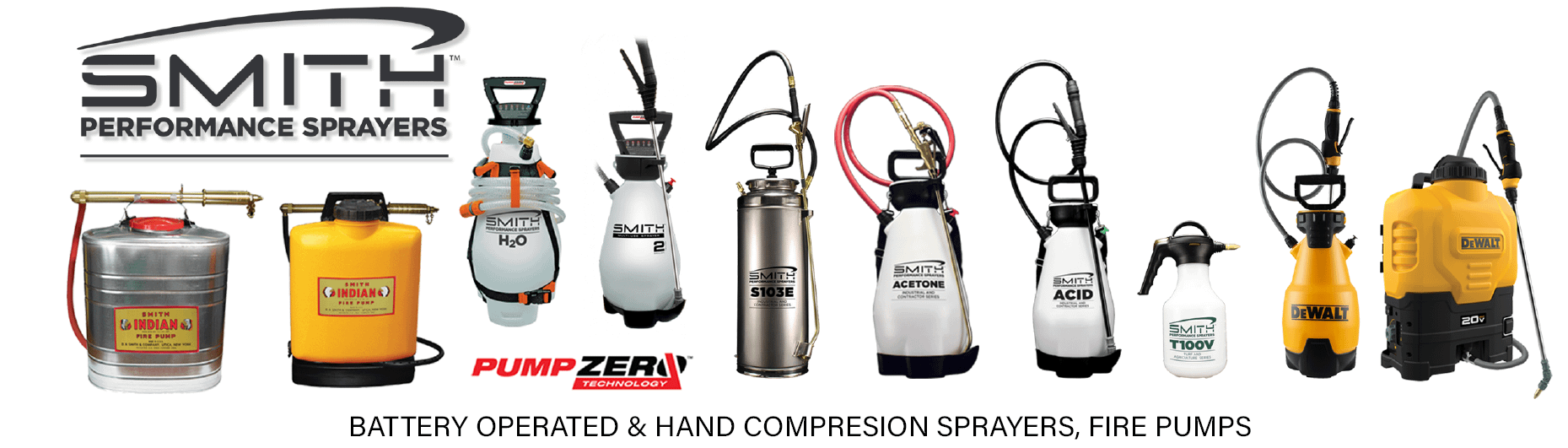 NACH Marketing - Smith Sprayers - Battery Operated & Hand Compression Sprayers, Fire Pumps
