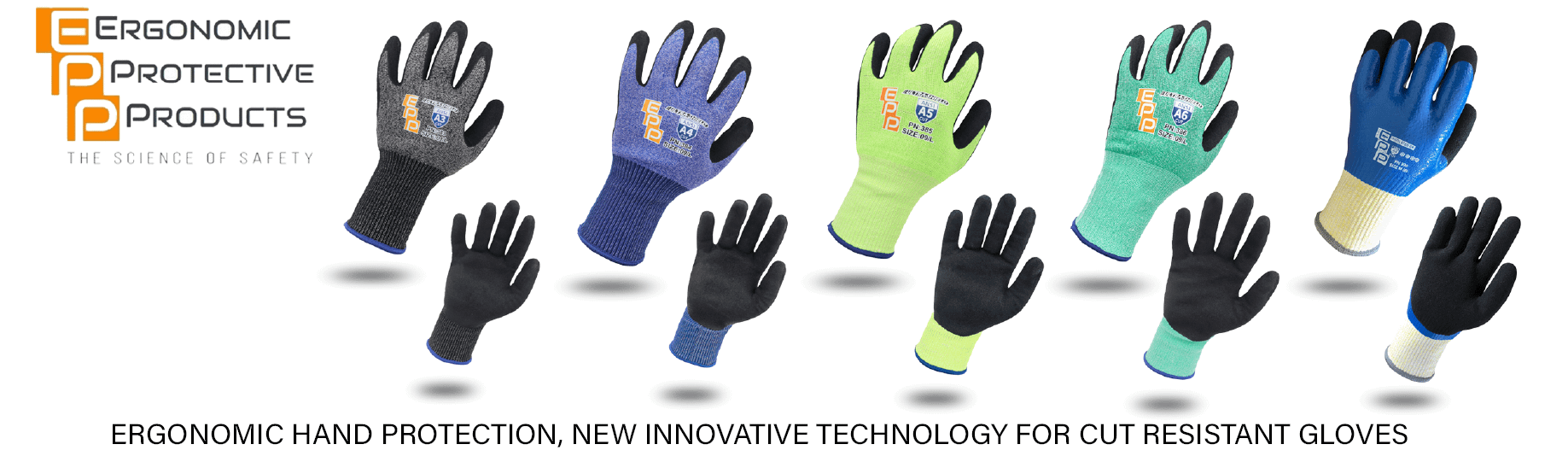 NACH Marketing - EPP - Ergonomic Hand Protection, Cut Resistant Gloves